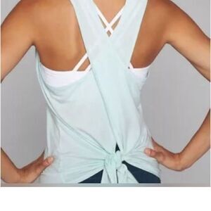 Athleta | Essence Tie Back Tank in Mint Green | L